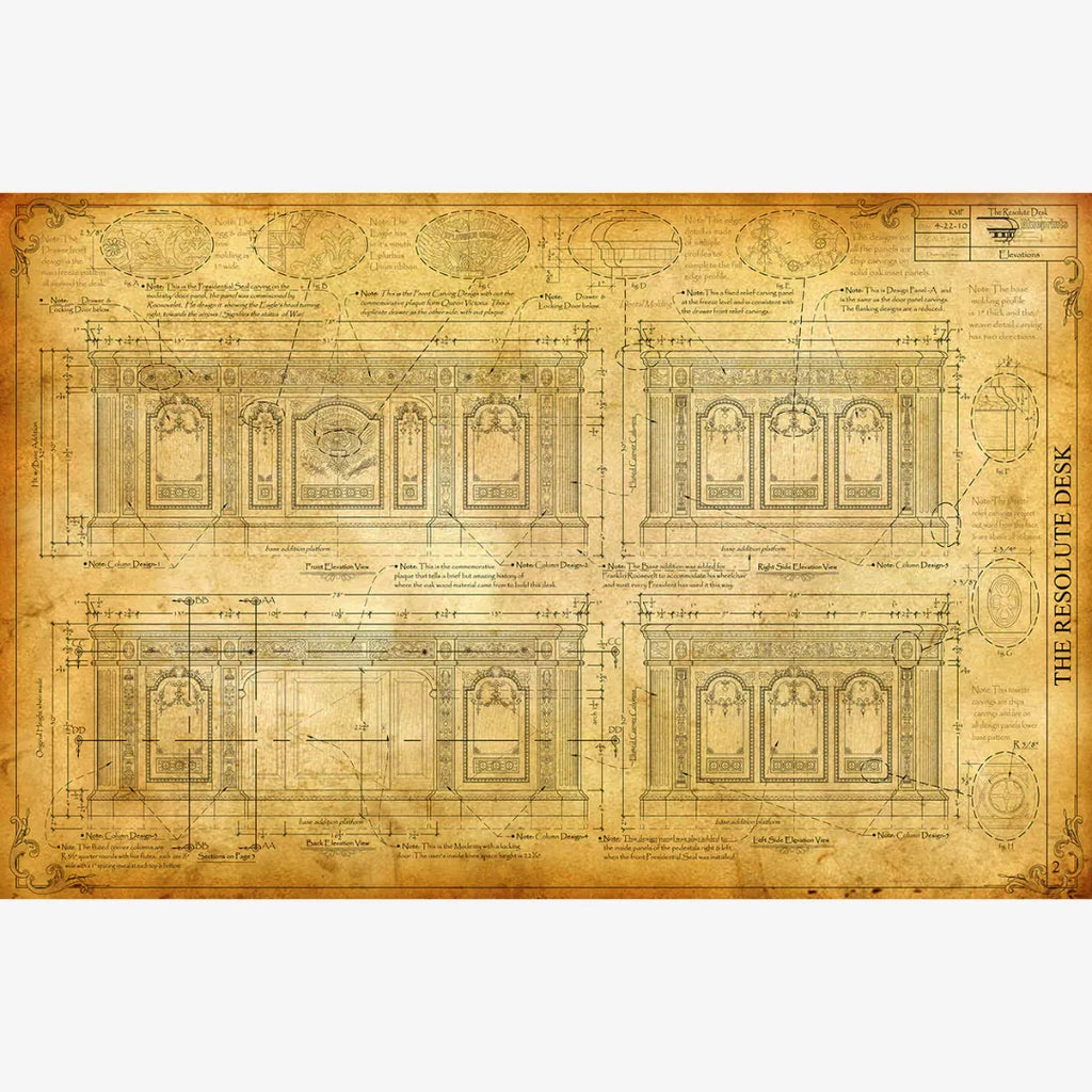 Daniel Marshall HMS Resolute Desk Humidor