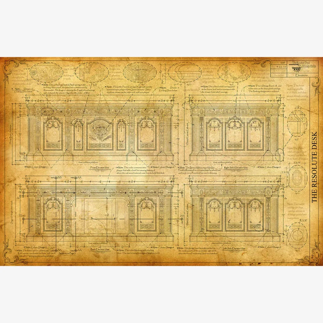 Daniel Marshall HMS Resolute Desk Humidor