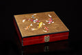 24 kt gold Swimming Koi Fish Humidor Daniel Marshall Archives Collection - 20 cigars