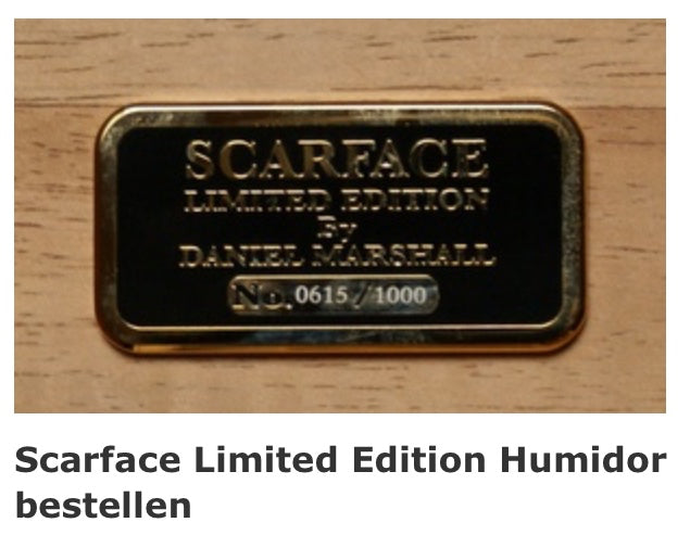 Daniel Marshall Scarface Limited Edition Humidor - 100 cigars