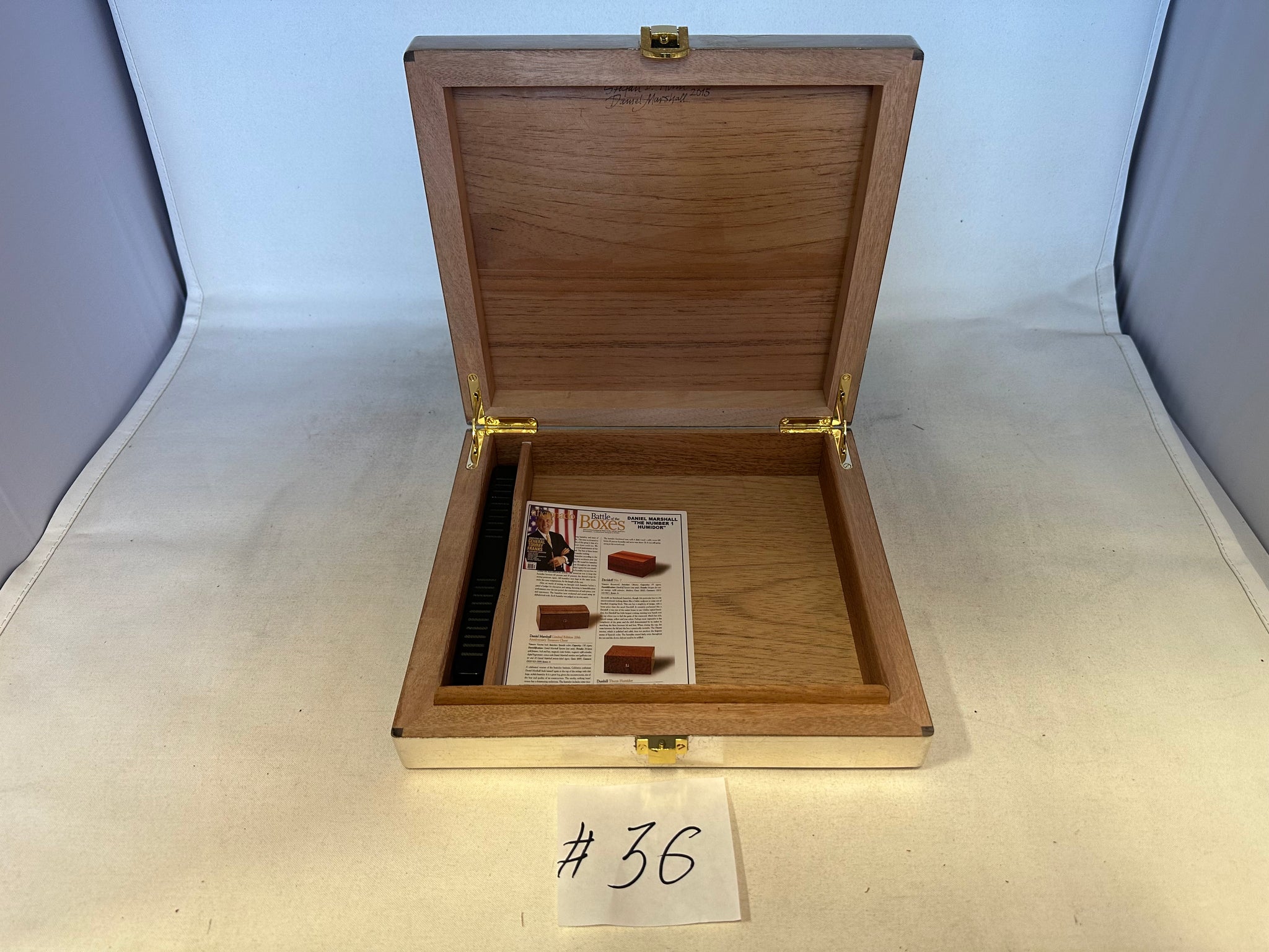 Sterling Terminator Skull Humidor by Daniel Marshall Archives Collection - 20 cigars
