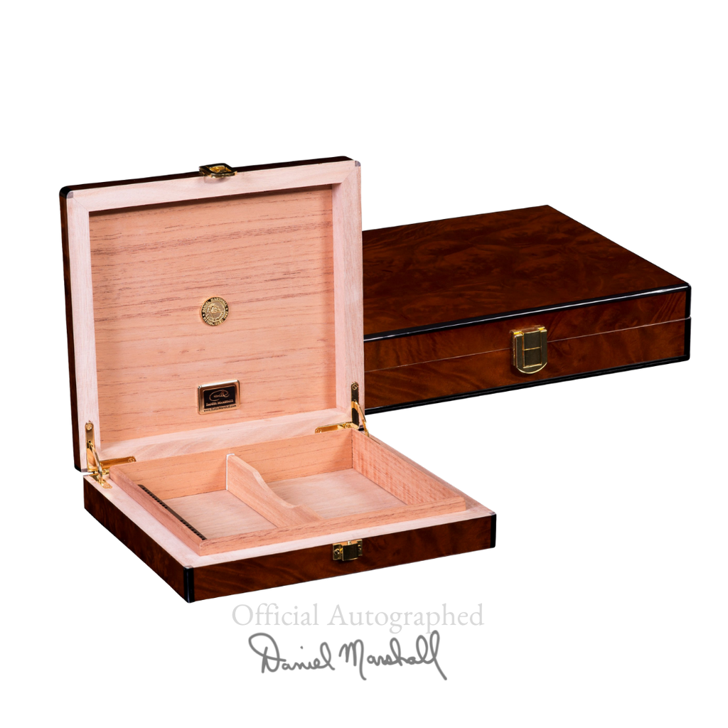Autographed Daniel Marshall Travel Humidor - 20 cigars