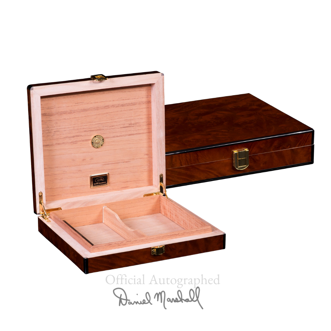 Autographed Daniel Marshall Travel Humidor - 20 cigars